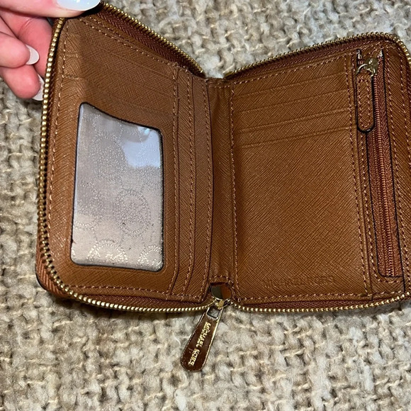 Michael Kors Brown Leather Wallet - Picture 3 of 4